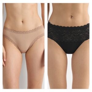 BUNDLE Intimissimi Elegant Lace and Cotton Trim Panties Knickers